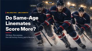 Do Same-Age NHL Linemates Score More? (Eklund). Photo by hockeybuzz.com