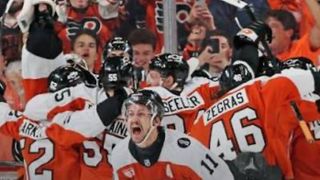 Flyers Clinch Playoff Spot… Youth Movement Powers Electric Win (Eklund). Photo by hockeybuzz's.com