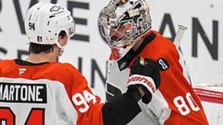 Flyers Shut Out Penguins 3-0 in Game 2: Vladar, Tippett & Martone Lead a Complete Playoff Statement (NHL News). Photo by hockeybuzz.com