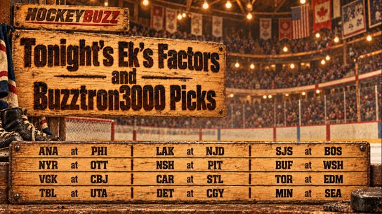 NHL Picks October 24: Ek’s Factors & Buzztron3000 on EVERY GAME (Eklund)
