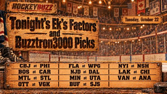 HL Picks October 27: Ek’s Factors Expands to 30 Categories. Buzztron Optimization (Eklund)