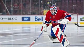 Is Samuel Montembeault's Time With the Montreal Canadiens Coming to a Close? (Montreal Canadiens). Photo by David Kirouac-Imagn Images