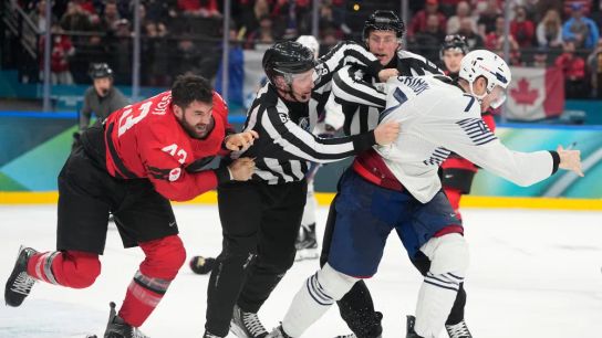 The Nightmare Team Canada Scenario: Tom Wilson May Face Suspension After Olympic Ejection . Photo by IIHF